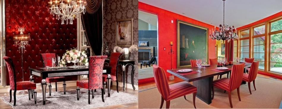 meuble-moderne-salle-a-manger-rouge