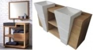 meubles teck design bois massif naturel vintage