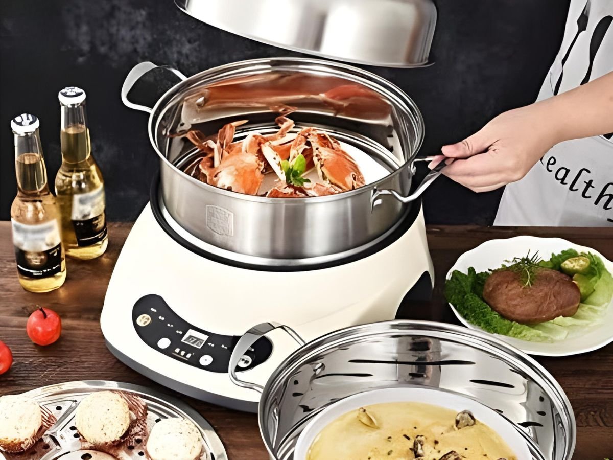 cuiseur vapeur inox electrique